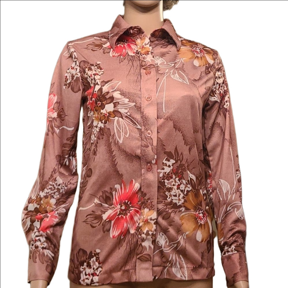 Vintage Floral Blouse